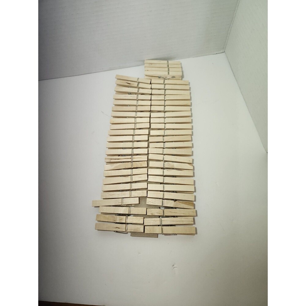 2.78" Wood Clothes Pins Lot Of 50